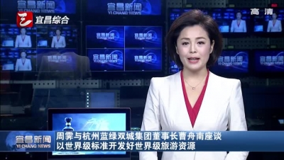 周霁与杭州蓝绿双城集团董事长曹舟南座谈