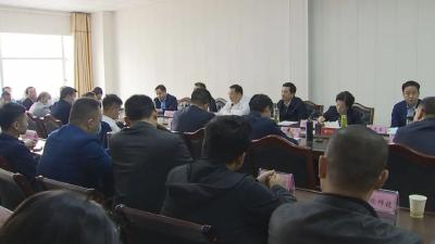 我市召开湖北武穴电子信息园一期入驻企业负责人座谈会