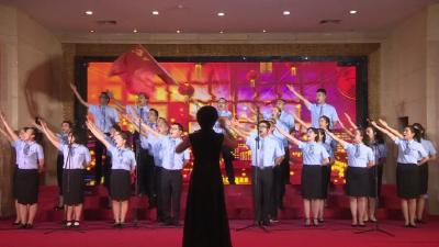 武穴街道开展“奋进百年路 开启新征程”红歌大家唱活动