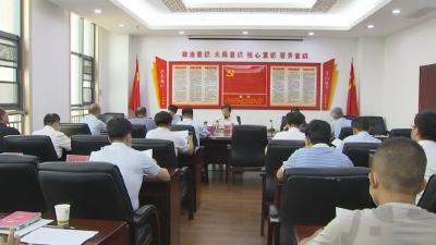 胡昊主持召开党史学习教育领导小组会议