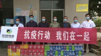 万丈湖街道企业慰问抗疫一线工作人员