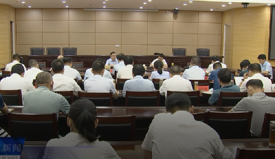 查俊主持召开经济运行调度会