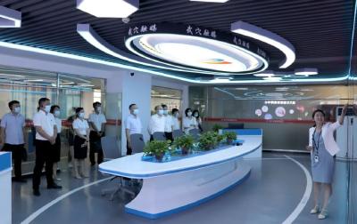 省委宣传部领导来我市调研融媒体中心建设工作
