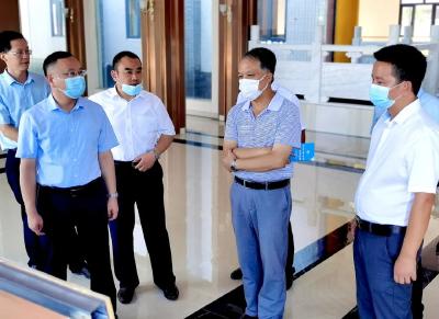省水利厅副厅长丁凡璋来我市调研水情教育工作
