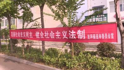龙坪镇为人大换届选举营造良好宣传氛围