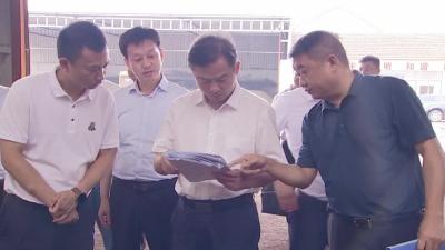 胡昊现场督导环保督察问题整改落实和重点项目建设