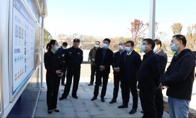 省监狱管理局局长贾石松来武穴调研指导联系平安建设工作