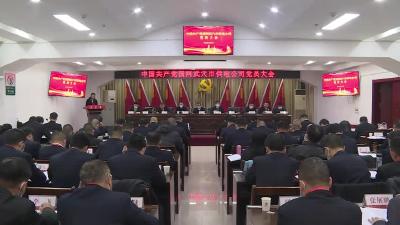 中国共产党国网武穴市供电公司党员大会召开