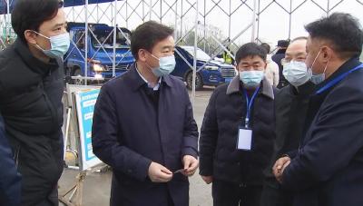 胡昊检查督导疫情防控工作并慰问防疫一线人员