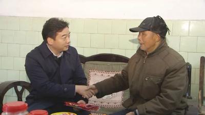 胡昊走访慰问离退休老干部 、优抚单位和企业人才