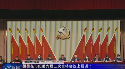 胡昊在市纪委九届二次全体会议上强调：全力建设“好正实优”清廉武穴 推进全面从严治党向纵深发展