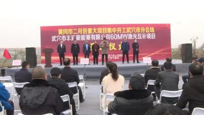 虎力全开！超46亿！武穴10个重大项目开工！