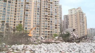 武穴街道大三角棚改片区3户房屋被拆除
