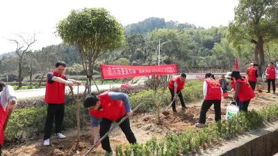 市委宣传部开展“绿满家园 助力振兴”文明实践活动