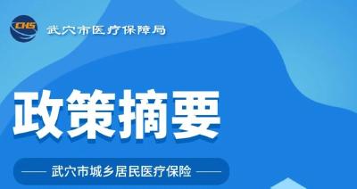 医保政策 | 武穴市城乡居民医疗保险政策摘要（一）
