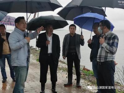 武山湖湿地公园管理处专立专班全力推进项目建设
