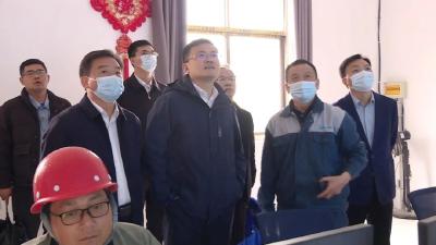 王玺玮来我市调研项目进展情况