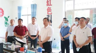 贯彻落实省党代会精神｜胡昊赴梅川镇宣讲省第十二次党代会精神