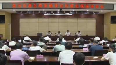 黄冈市惠企政策宣传落实现场培训会议在我市召开