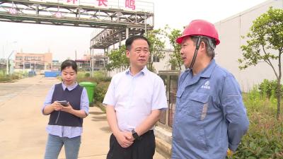 夏志军到田镇园区开展企业帮扶活动