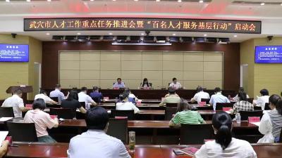 全市人才工作重点任务推进会暨“百名人才服务基层行动”启动会召开
