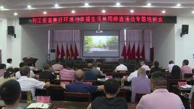 刊江街道：组织开展美好环境与幸福生活共同缔造专题培训