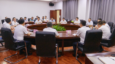 胡昊查俊与中铁十二局集团有限公司副总经理王立军一行座谈