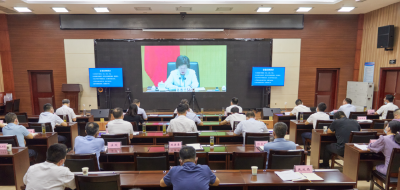 我市组织收听收看全国、全省和黄冈市疫情防控工作电视电话会议