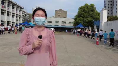 直击！武穴城区开展扩面核酸筛查