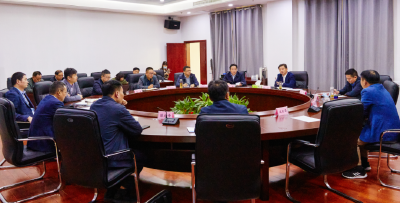 胡昊与长江设计集团有限公司总经理胡向阳一行座谈