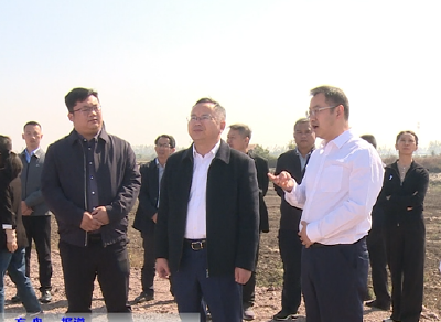 查俊到湖北鑫马生态养殖有限公司项目建设现场调研