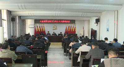 武穴各地各部门迅速传达学习党的二十大精神
