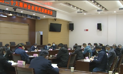我市召开学习贯彻党的二十大精神企业家代表座谈会