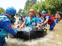 【图集】“河”你一起，共渡“南”关丨谷城蓝天救援队赴河南抗洪抢险