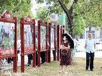 【图集】“襄阳楷模”群像“走”进粉水公园，快来打卡！