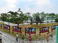 【图集】“襄阳楷模”群像“走”进粉水公园，快来打卡！