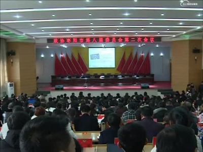 V视｜政协枣阳市八届二次会议举行第二次全体会议 