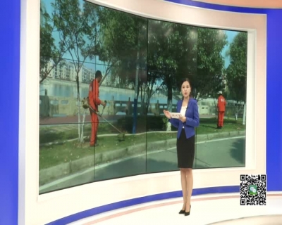 城市美容师  用汗水扮靓绿化环境