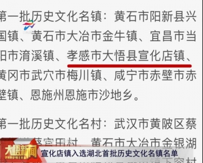 宣化店镇入选湖北首批历史文化名镇名单