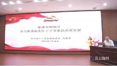 省红十字会党组成员赴随州开展党史宣讲