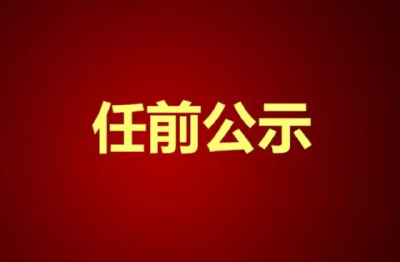 干部任前公示公告