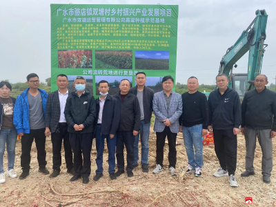 【越·广水】双塘村人民公司高粱种植示范基地举行动工仪式