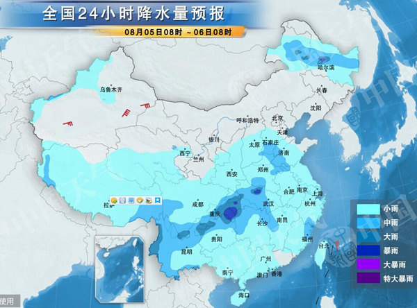 未来3天全国降雨中心在东北西南