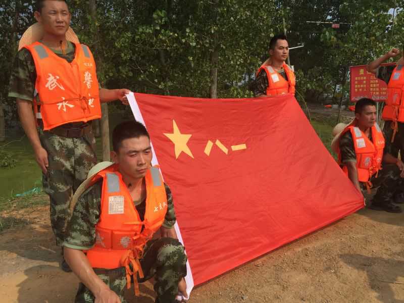 水电铁军致敬八一:铮铮誓言震大堤 使命担当写忠诚!