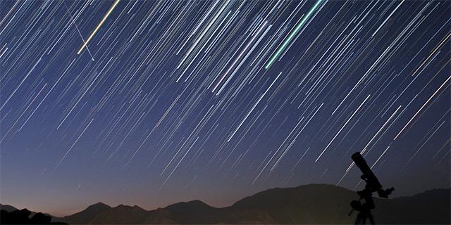 金牛座流星雨图片