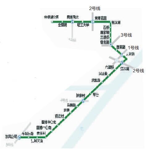 武汉地铁6号线牵手1