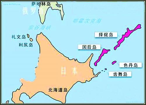 千岛群岛世界地图图片