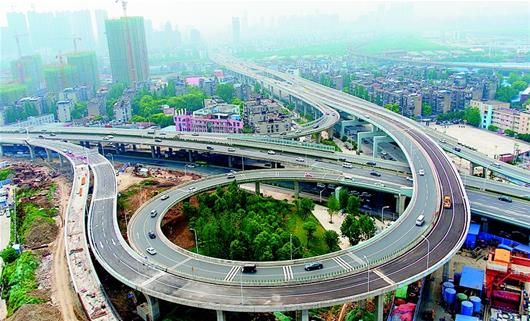 汉口常码头立交a匝道通车 市民可直通长丰大道高架