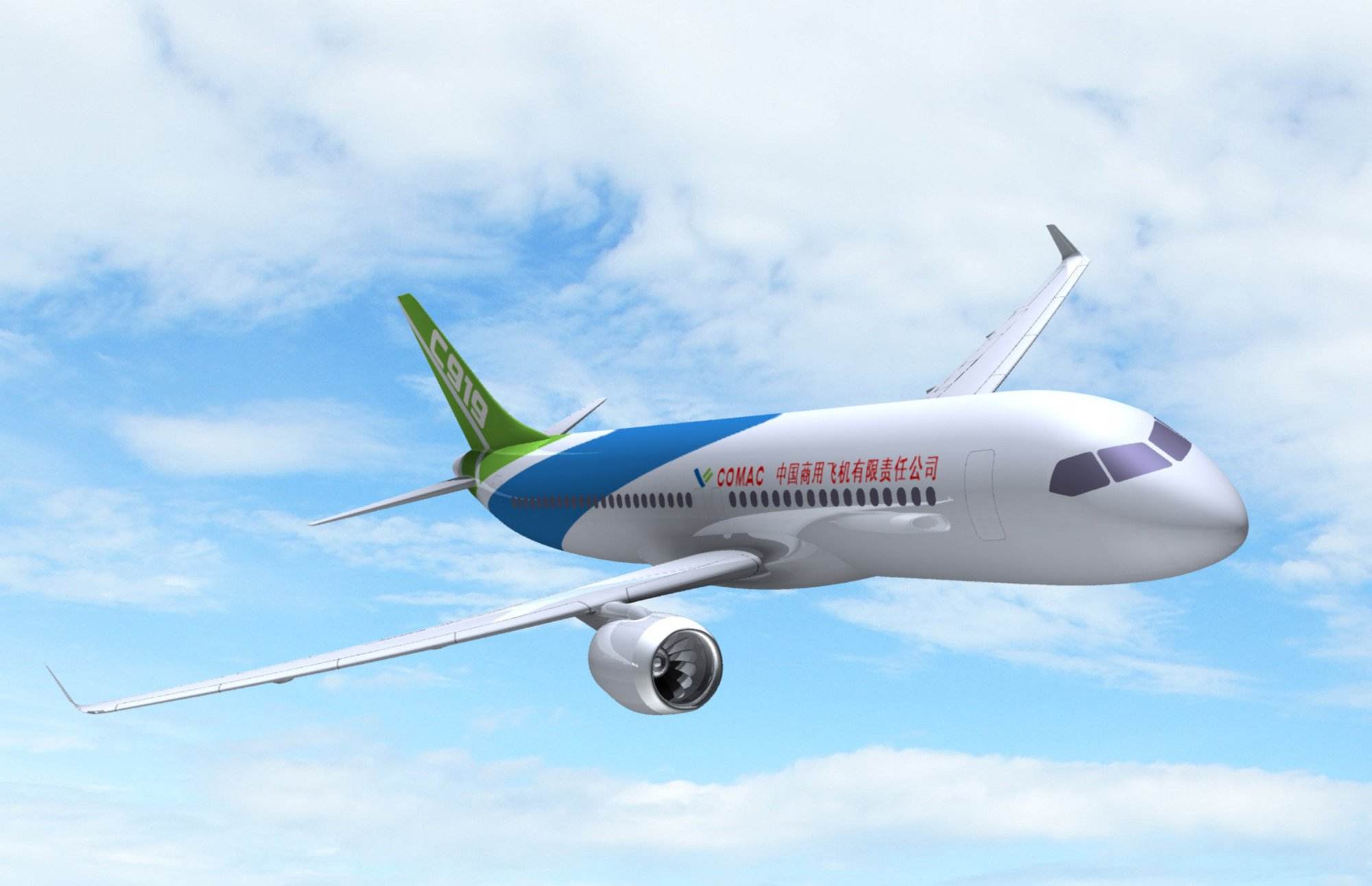 中国国产大飞机c919订单总数达到600架