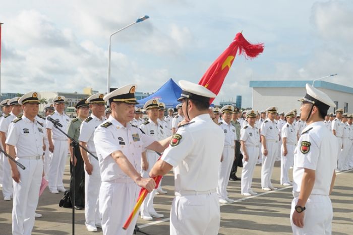 解放军驻吉布提部队出征